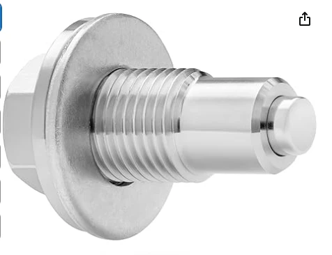 1/2 x 20 اینچ (تقریبا 1.3 50 50.8 سانتی متر) پلاگین تخلیه موتور مغناطیسی برای Buick
