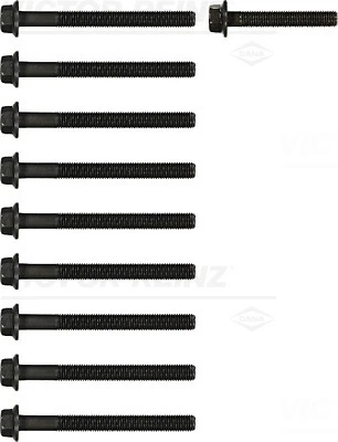 متناسب با ویکتور Reinz 4647573 (9x) / 154998110X / 769619710X پیچ سر سیلندر